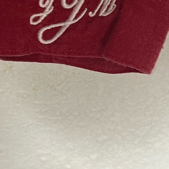 RH Cashmere Blend Red Button Down Shirt Sz Small - Picture 7 of 7